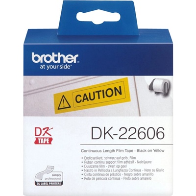 Brother P-Touch DK-22606 yellow continue length film 62mm x 15.24m (DK-22606)