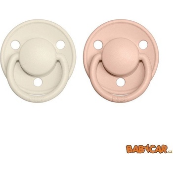 Bibs De Lux Ivory Blush krémová ruměncová 2 ks