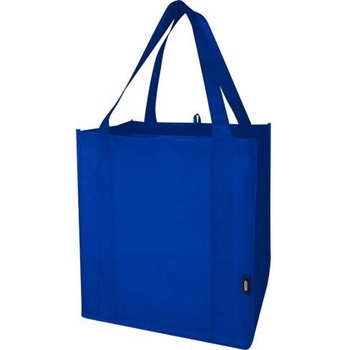 GRS recyklovaná netkaná nákupná taška s pevným dnom, 6 l Liberty - Kráľovská modrá