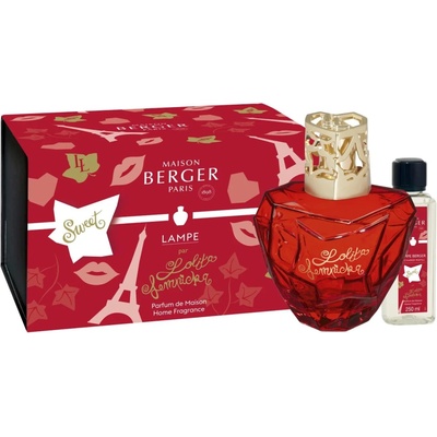 Maison Berger Paris Darčeková sada katalytická lampa Lolita Lempicka červená + náplň Lolita Lempicka Sweet 250 ml