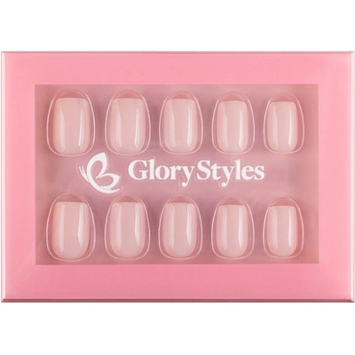 GloryStyles Nalepovací nehty nude 30 ks