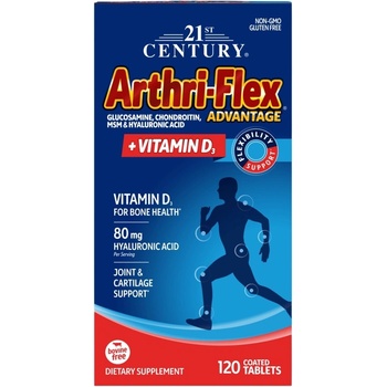 21st Century Arthri-Flex Advantage + Vitamin D3, 120 таблетки, 21st Century (9080)