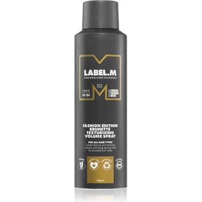 label.m Fashion Edition objemový sprej pre tmavé vlasy 200 ml