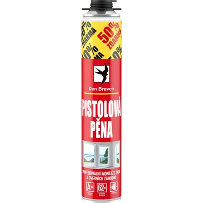 Den Braven Pištoľová pena RL 500 + 250 ml