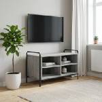 vidaXL ТВ шкаф 140 x 39, 5 x 50 см Сив Сонома Инженерна дървесина (8013755)