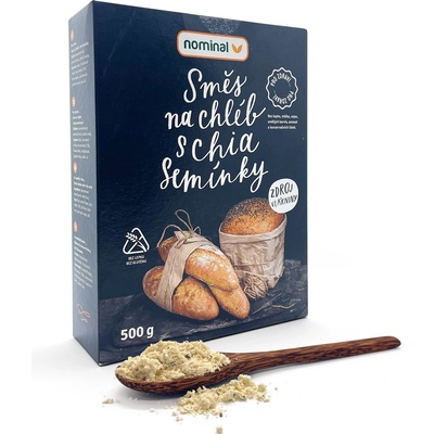 Nominal Směs na chléb s chia semínky 0,5 kg – Zboží Mobilmania