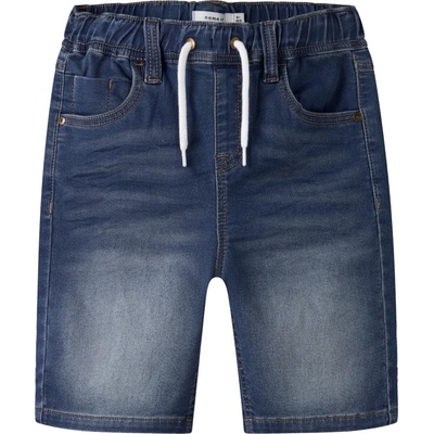 NAME IT Детски къси панталони Name it Kid's Ryan Jogger Denim L Shorts - Dark Blue Denim - размер 122 (EU) (701-4708-0116)