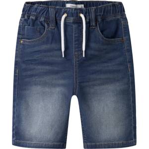 NAME IT Детски къси панталони Name it Kid's Ryan Jogger Denim L Shorts - Dark Blue Denim - размер 122 (EU) (701-4708-0116)