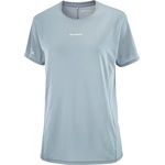 Salomon Дамска тениска Salomon Women's Sense Aero S/S Tee GFX Running shirt - Trade Winds / Pearl Blue (916-5912-0113)
