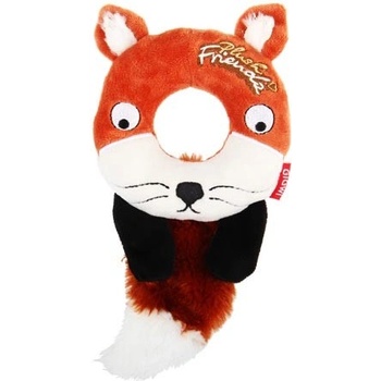 GiGwi Plush Friendz liška s gum kroužkem