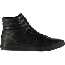 SoulCal Asti Hi Mens Trainers Black/Black