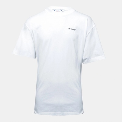 OFF WHITE Тениска OFF WHITE Men's Arr Over Short Sleeve T-Shirt - White Black