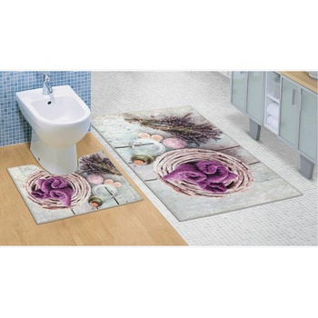 BellaTEX Лавандула 3D Изтривалка за баня и тоалетна Bellatex Bellatex | Lilav | Home | UNI