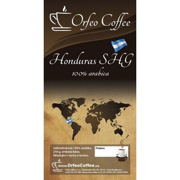 Orfeo coffee Honduras SHG 100% arabika 250 g