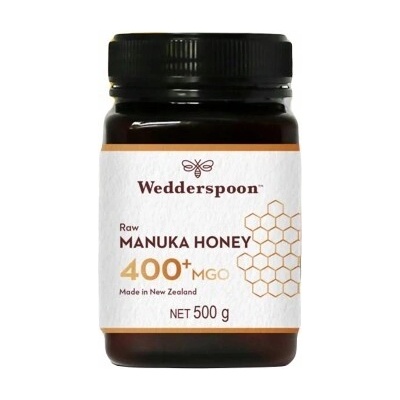 Manukový med Wedderspoon 400+ MGO 500g Nový Zéland Syrový