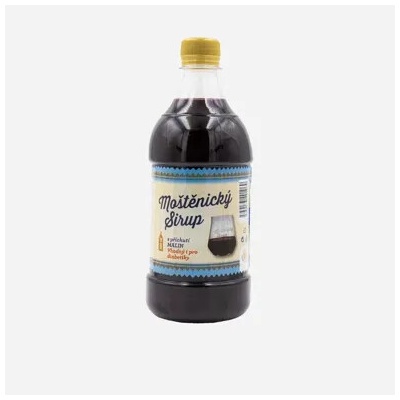 Moštěnický sirup Malina s nižším obsahem cukru 700 ml