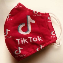 sawan rouška dětská TIK TOK růžová