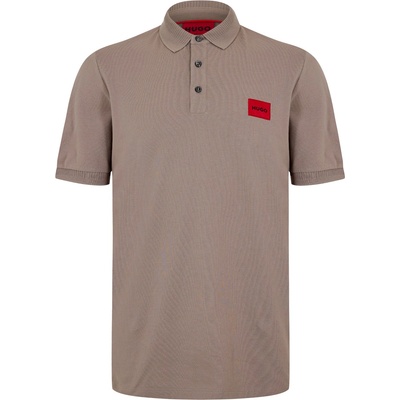 Hugo Блуза с яка Hugo Mens HUGO Deruso Short Sleeve Polo Shirt with Logo Detail and Ribbed Collar - Premium Cotton - Brown 237