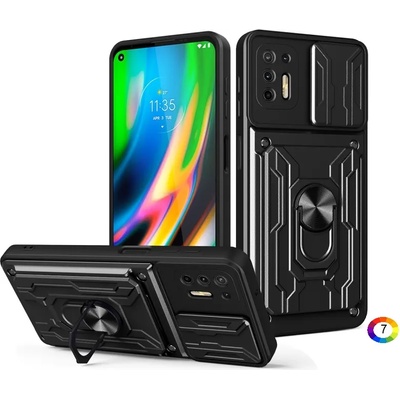 Motorola Moto G9 Plus Удароустойчив Ring Holder Калъф и Протектор