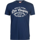 Lee Cooper Logo Vintage T Shirt Mens Vintage blue