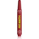 NYX Cosmetics Fat Matte балсам за устни с матиращ ефект Mauve Cloud 2 гр