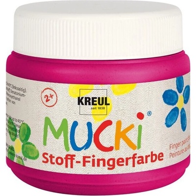 Prstová farba na textil MUCKI 150 ml ružová