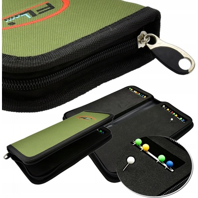 FL Peněženka penál krabička na kaprové návazce khaki vlas