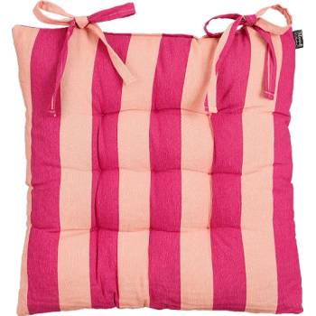 Image 1 of MICA ВЪЗГЛАВНИЦА ЗА СТОЛ OSBORN С ВРЪЗКИ 46x46x7см РОЗОВО РАЙЕ (1153805)