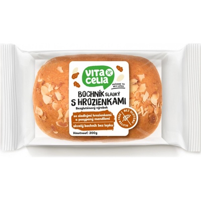 Bochník bezgluténový sladký s hrozienkami 200 g