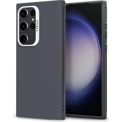 Spigen Cyrill Ultra Color Case - силиконов (TPU) калъф с висока степен на защита за Samsung Galaxy S24 Ultra (сив)