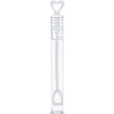 Partydeco Svatební bublifuk se srdíčkem bílý 1ks