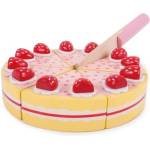 Bigjigs Toys - Дървена торта с ягоди (BJ374)