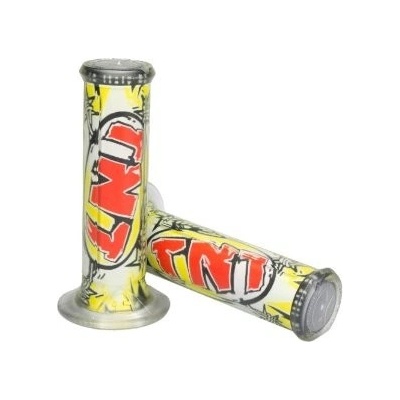 HARRIS gripy 01684-TN TNT (120 mm/22 mm) bez otvoru barva žlutá/červená