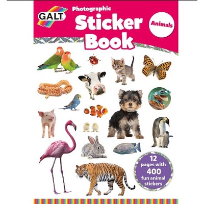 Galt - Книжка със стикери, животни