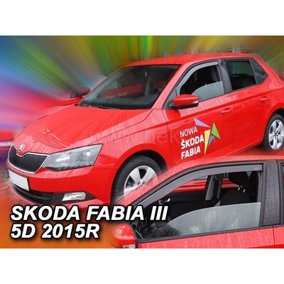 Deflektory Škoda Fabia III Combi 2014- (predné)