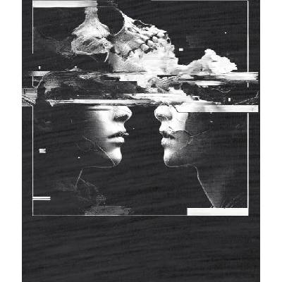 123TRIKO termoska Glitch láska, bílý tisk 500 ml