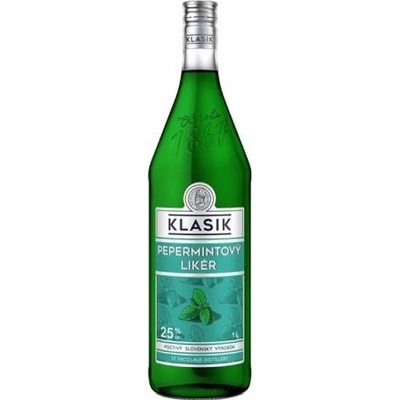 St. Nicolaus Pepermintový likér 25% 1 l (čistá fľaša)