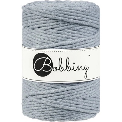 Bobbiny Macrame XXL 5mm - strieborná