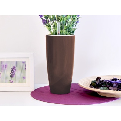 Samozavlažovací GreenSun LIQUIDS průměr 35 cm výška 61 cm hnedý
