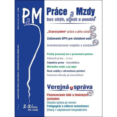 PAM Zmeny v pracovnej oblasti po konsolidácii (2-3/2026)