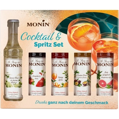 Monin Spritz & coctail box MINI sirupy 5 x 50 ml