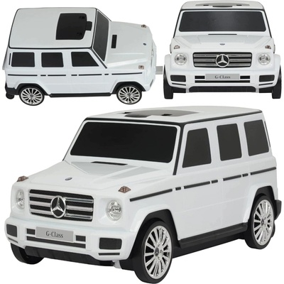 Lebula kufřík jezdítko pro děti auto mercedes g-class 3v1 bílý