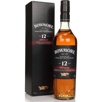 Bowmore 12 YO Sherry Oak Cask - малцово шотландско уиски 700ml