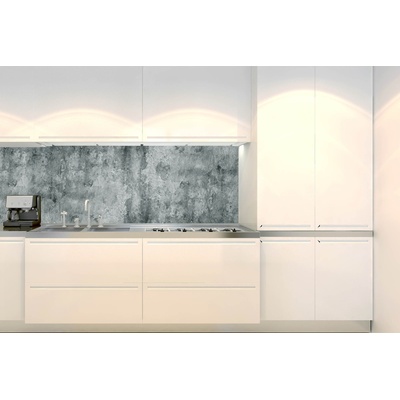 DIMEX ART Фототапет за кухня - сива бетонна стена 180 x 60 см