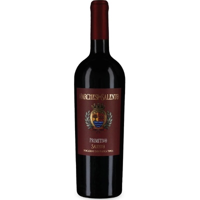 Marchesi del Salento Primitivo 2025 Červené sametově měkké 13,5% 0,75 l (holá láhev)