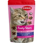 Sanal Лакомство Tasty Stars Salmon - с вкус на сьомга за котки, 40 гр, Холандия SC3881