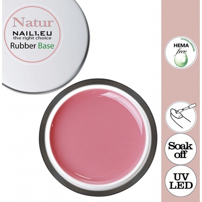 Nail1 Rubber Base Natur v kelímku 15 ml