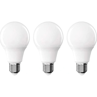 EMOS Classic A60, E27, 9,5 W 75 W, 1055 lm, neutrální bílá - 3 ks 1525733477