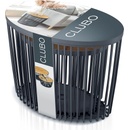 Prosperplast Set 2 univerzálnych oválnych košov CLUBO s bambusovými vekami 30 + 55 l antracit