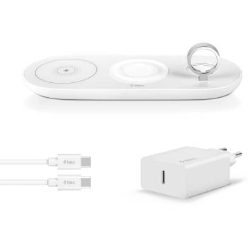 Ttec Безжично зарядно устройство ttec SmartCharger Air+ iPhone+Apple Watch+AirPods Wireless Fast (8694470826806)